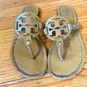 Tory Burch Miller sandals size 8 light brown